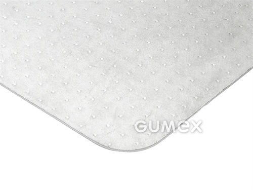 Rohož CHAIRMAT podložka pod židli, tloušťka 2mm, výstupky 5mm, 900x1200mm, PET, 0°C/+78°C, transparentní